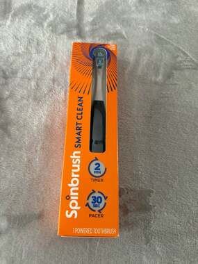 Spinbrush Smart Clean Powered Toothbrush Soft - Midnight Blue